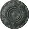 Ekena Millwork Whitman Ceiling Medallion (For Canopies up to 3 3/4"), 13"OD x 1 3/8"P, Athenian Green Crackle CM13WHAGC - alternate 1